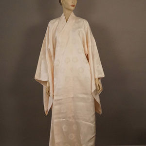 Cream silk hand made vintage kimono, never worn